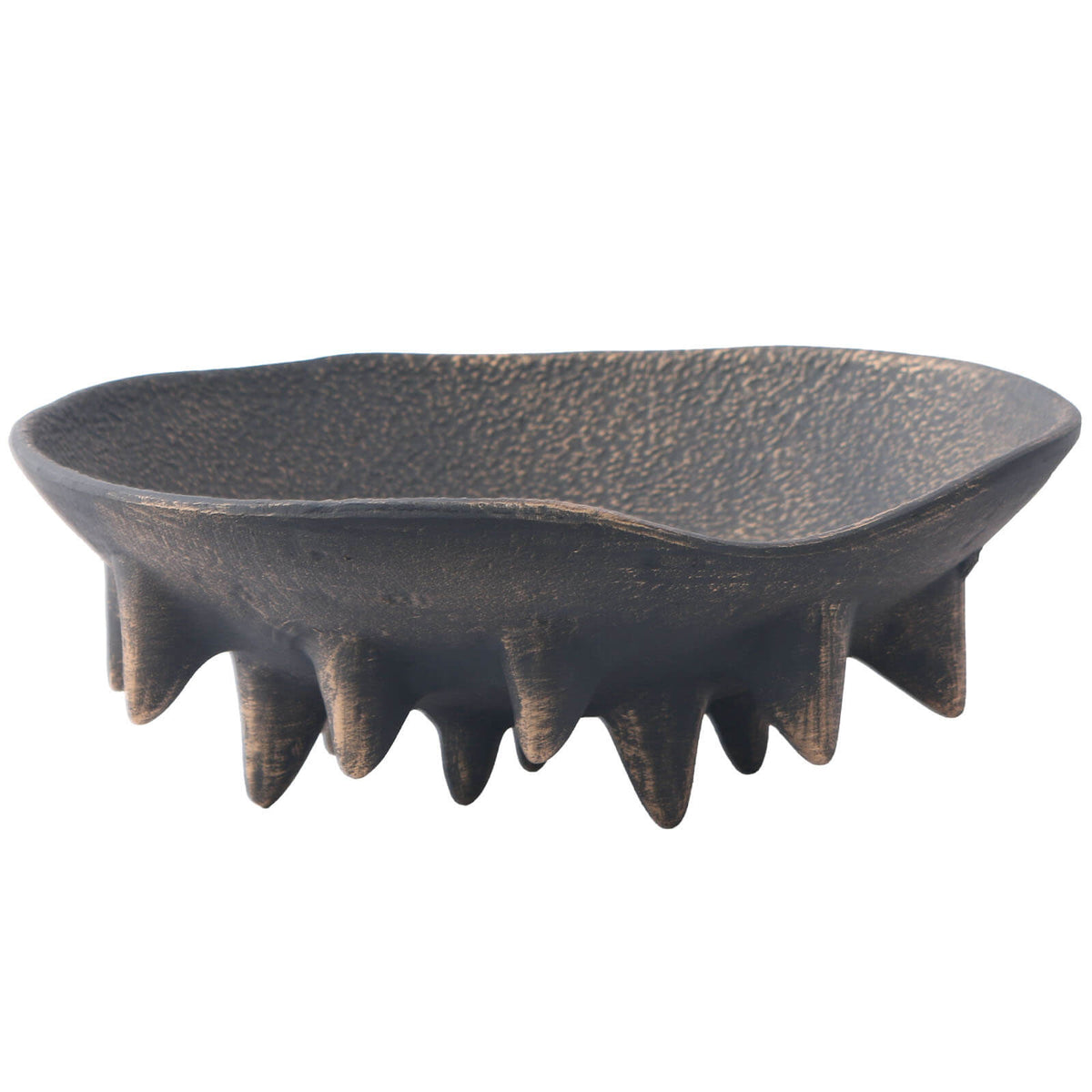 Metal Bowl in Vintage Black
