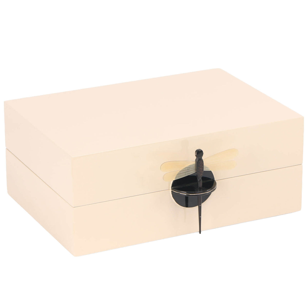 Lacquer Hinged Decorative Box - Large