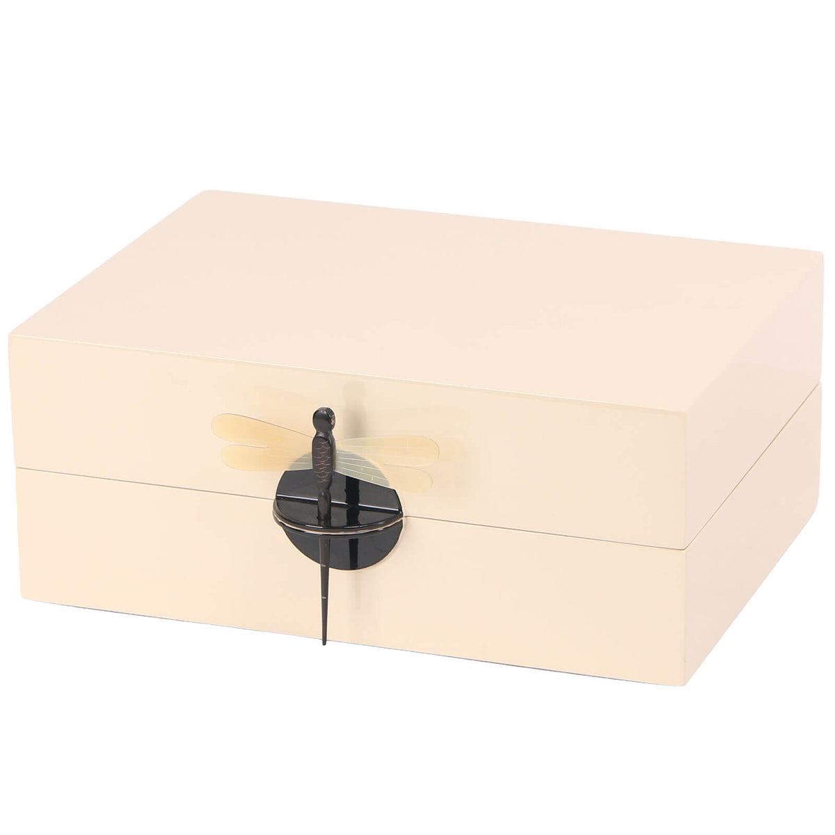Lacquer Hinged Decorative Box - Large