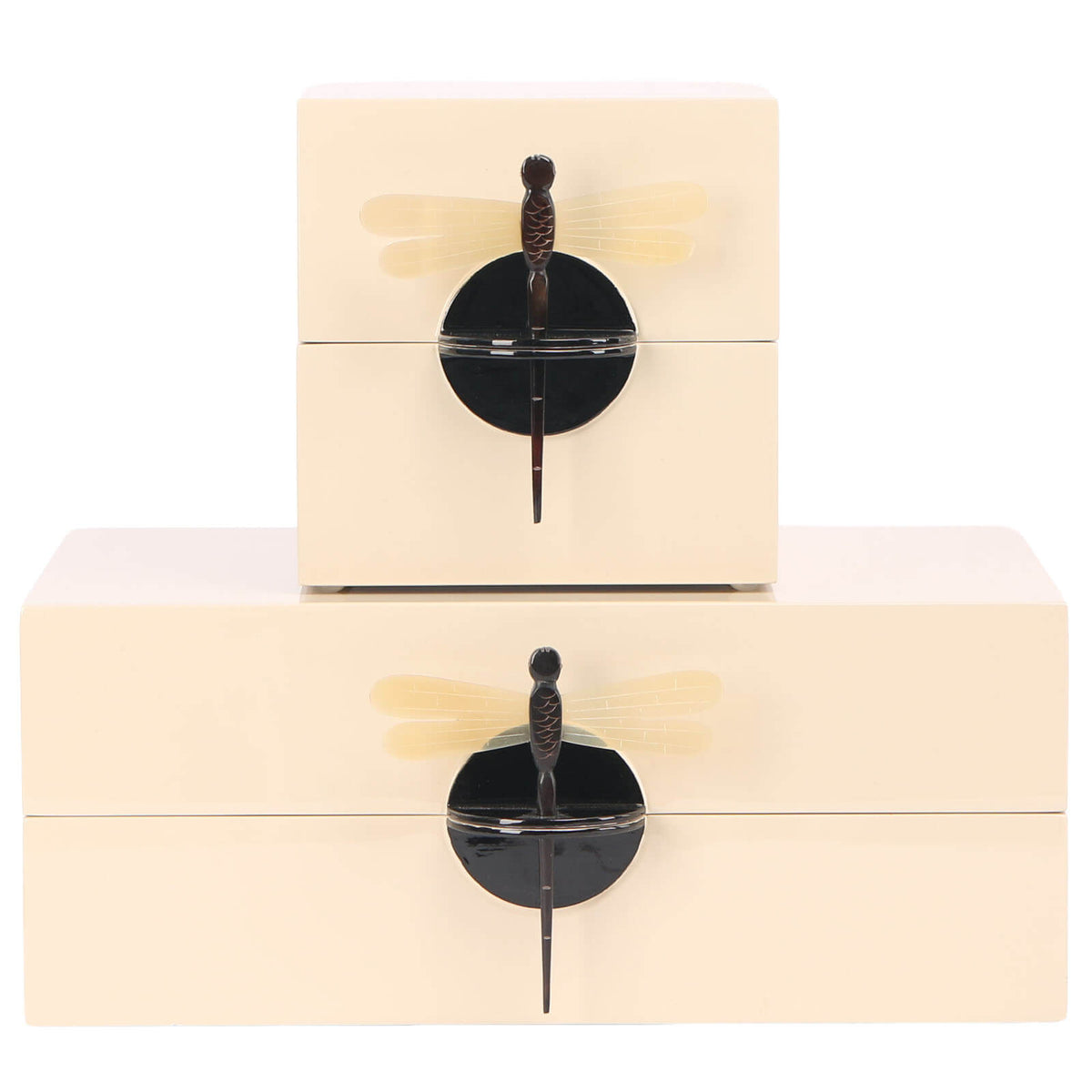 Lacquer Hinged Decorative Box - Large