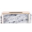 Tissue Holder in White Marble