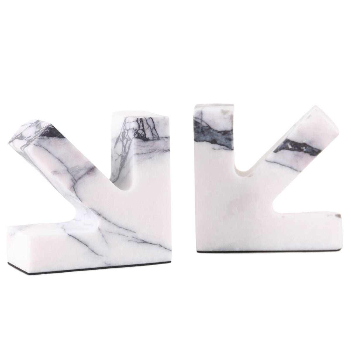 Arrow Bookends in Marble