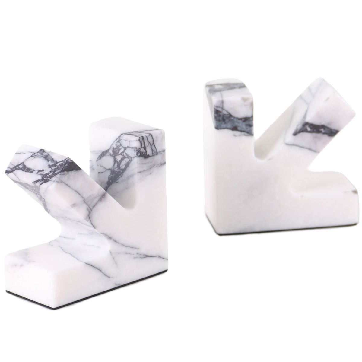 Arrow Bookends in Marble