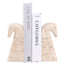Horse Bookends in Marble