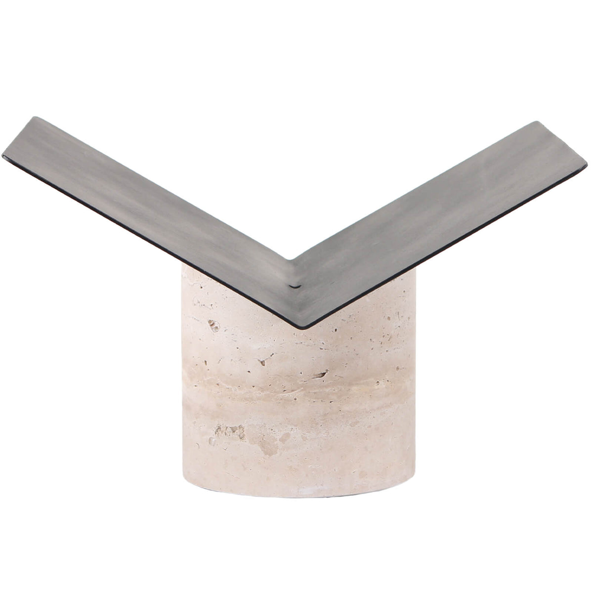 Magazine Holder in Travertine
