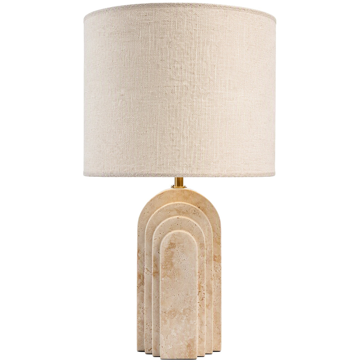 Ishtar Gate Travertine Table Lamp