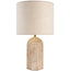 Ishtar Gate Travertine Table Lamp