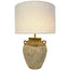 Wabi-Sabi Rustic Retro Handmade Pottery Table Lamp