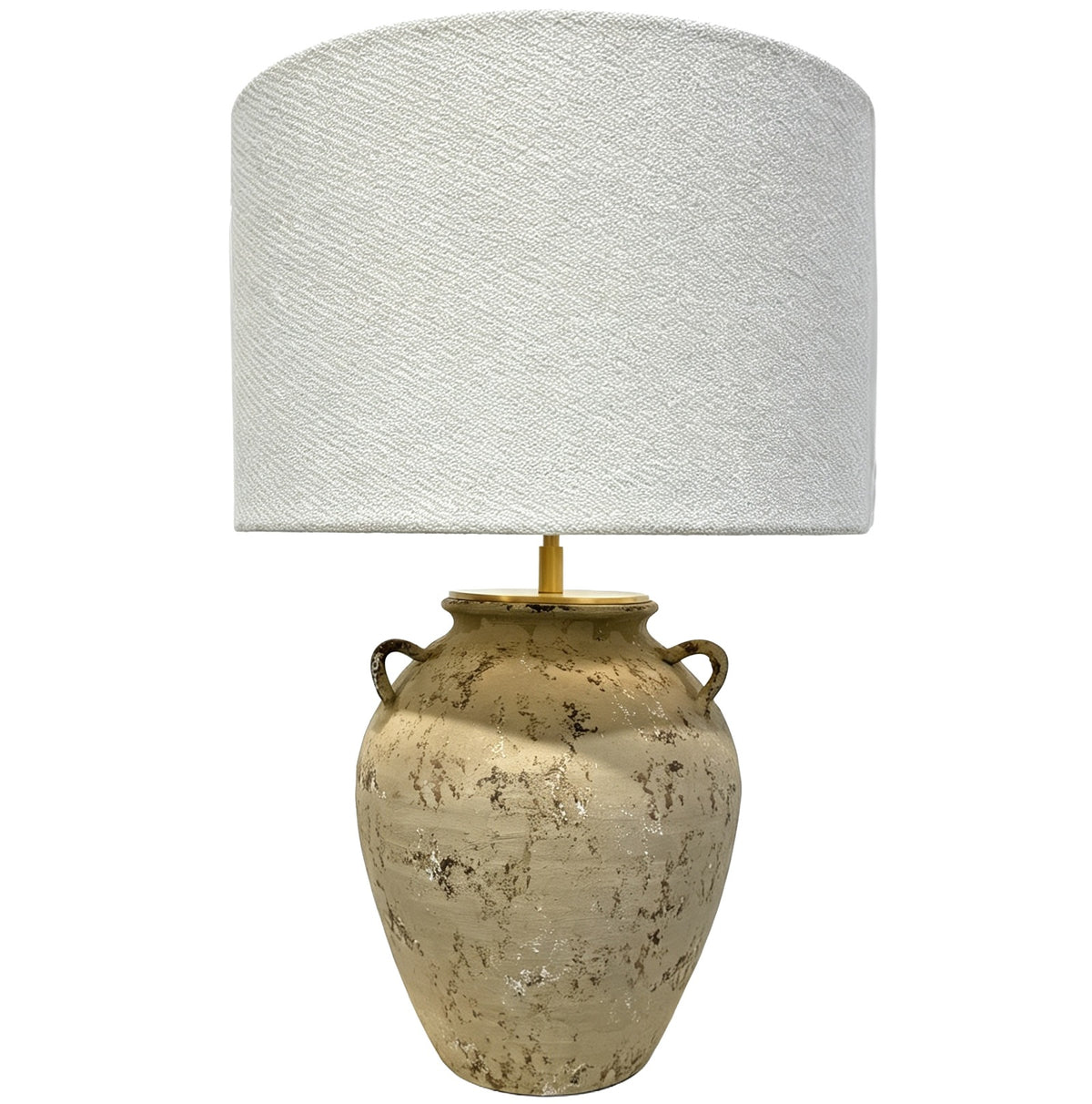 Wabi-Sabi Rustic Retro Handmade Pottery Table Lamp