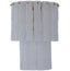 Twisted Frosted Glass Wall Light