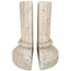 Lachlan Pillar Bookend in Travertine - Single