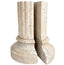 Lachlan Pillar Bookend in Travertine - Single