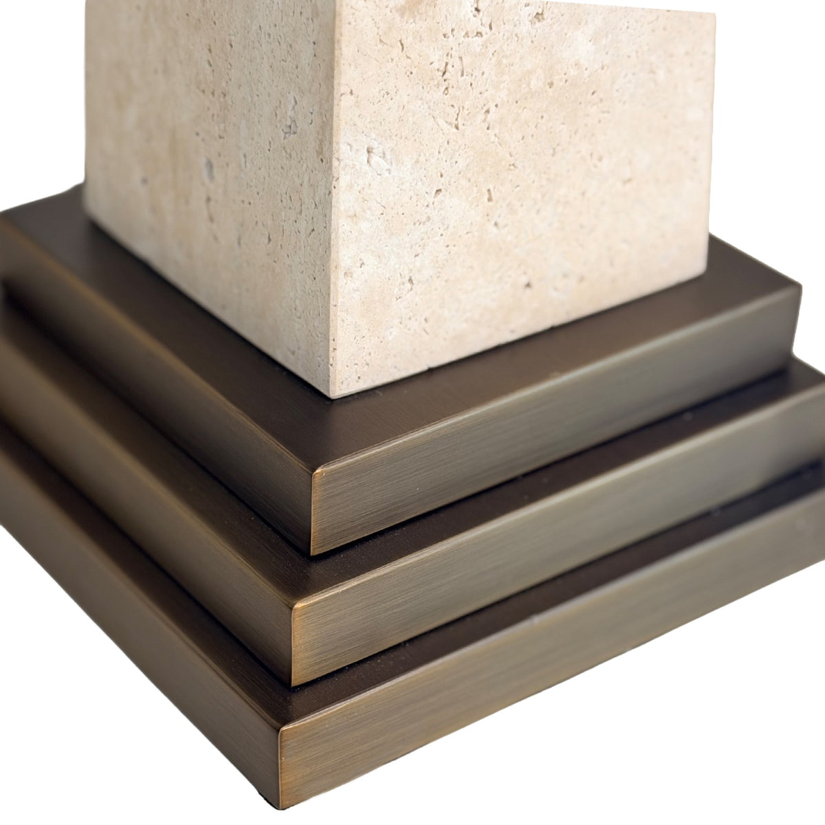 Darius Sculpture in Travertine - Small