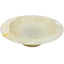 Bjorn Pedestal Bowl in White Jade Marble
