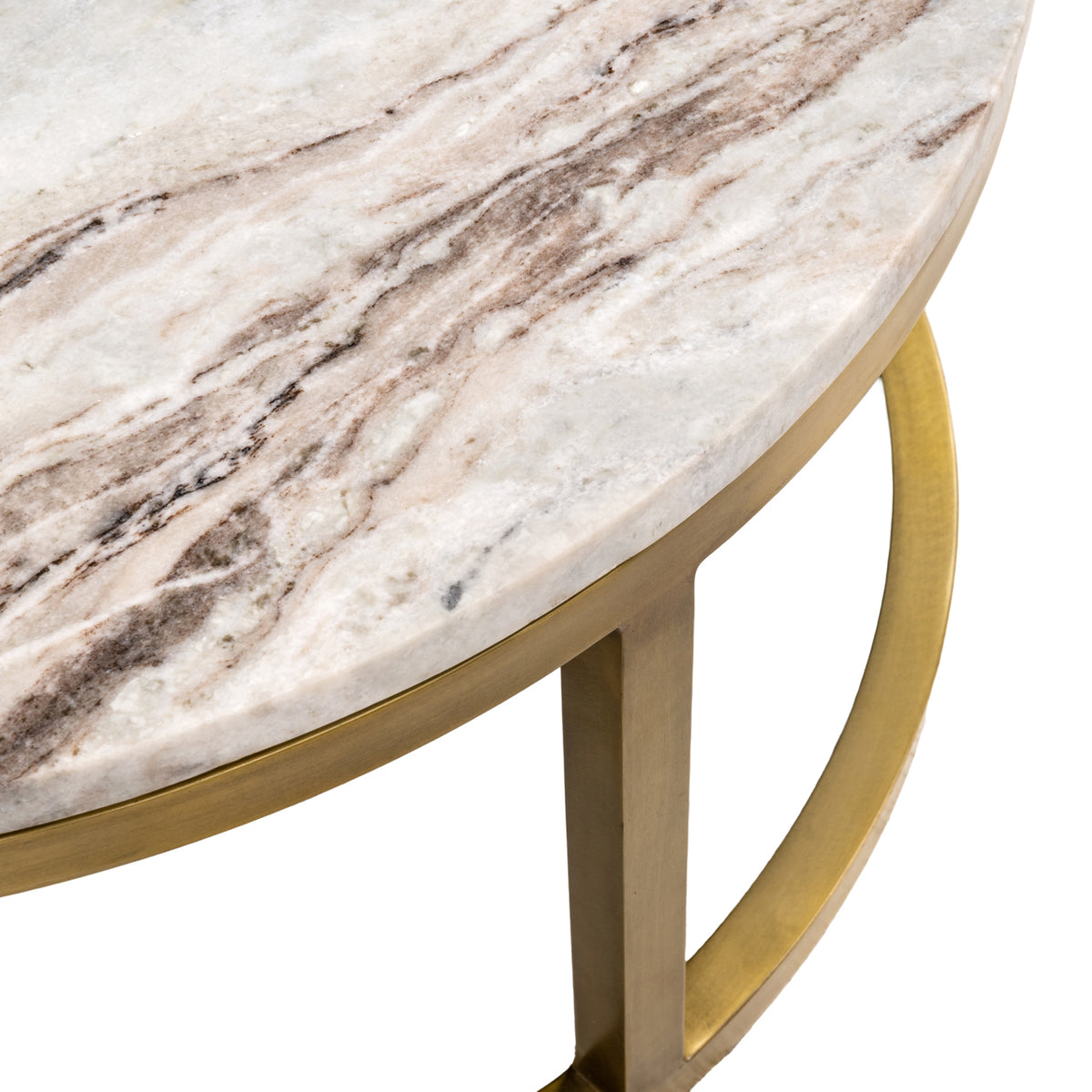 Coffee table Bottega Blush beige (Set of 2)