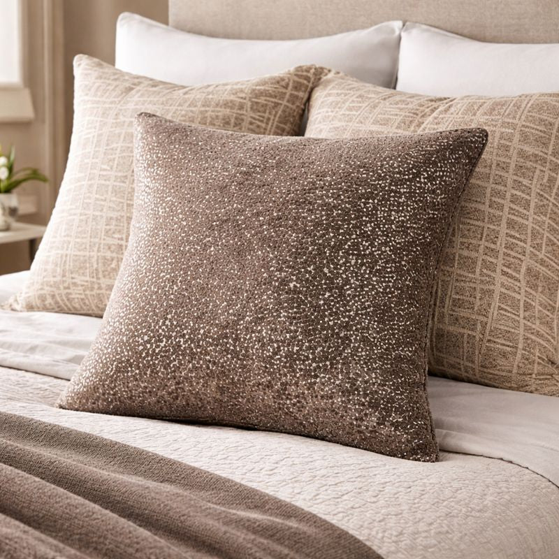 Malini Large Bingham Darkchoc Cushion