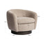 Lounge chair Colmar natural chunky swivel