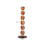 Candle holder Lowan brown large