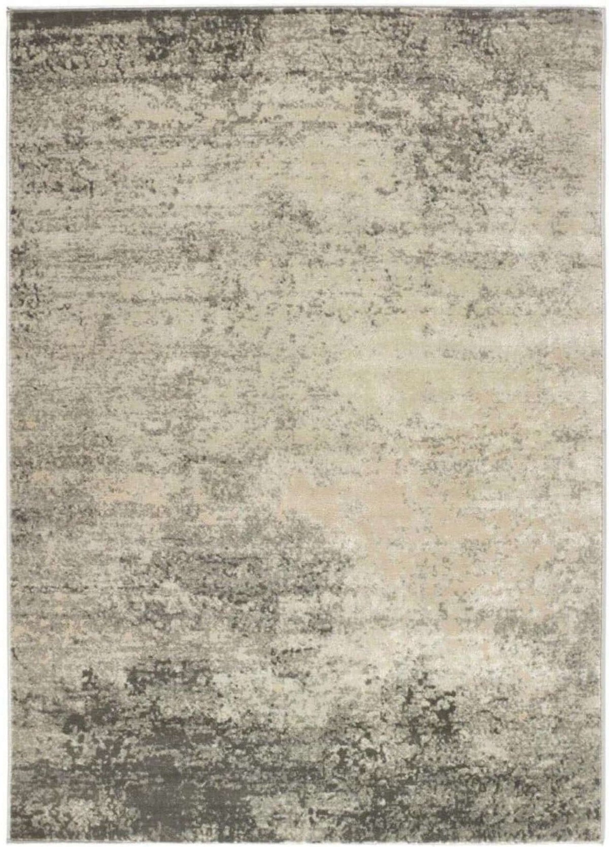 Poetic Grey Abstract Rug