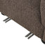 Sofa Pandora brown chunky lounge left