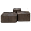 Coffee table Cubes Brunzae (Set of 3)