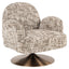 Lounge chair Kagney brown omara swivel