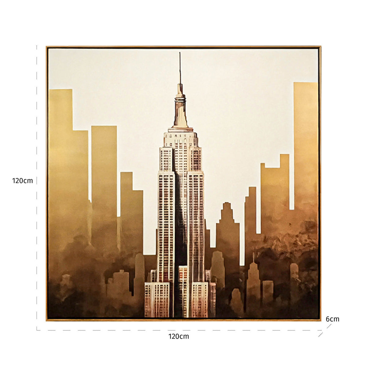 Wall art Empire gold