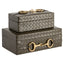 Storage box Blade olive large