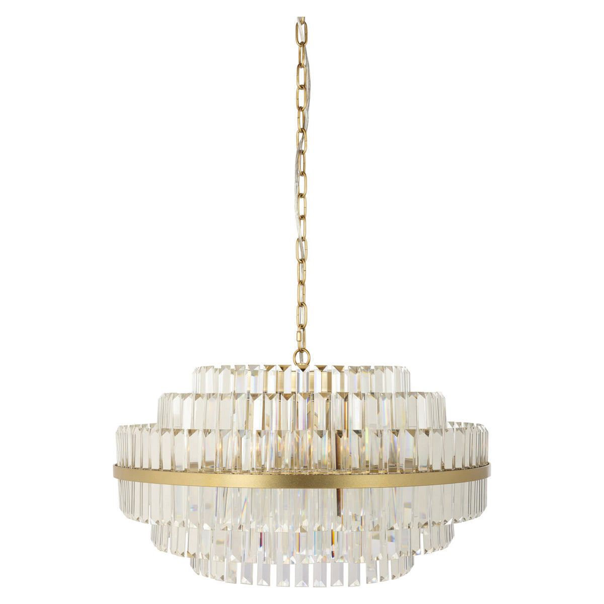 Chandelier Desire brushed gold medium