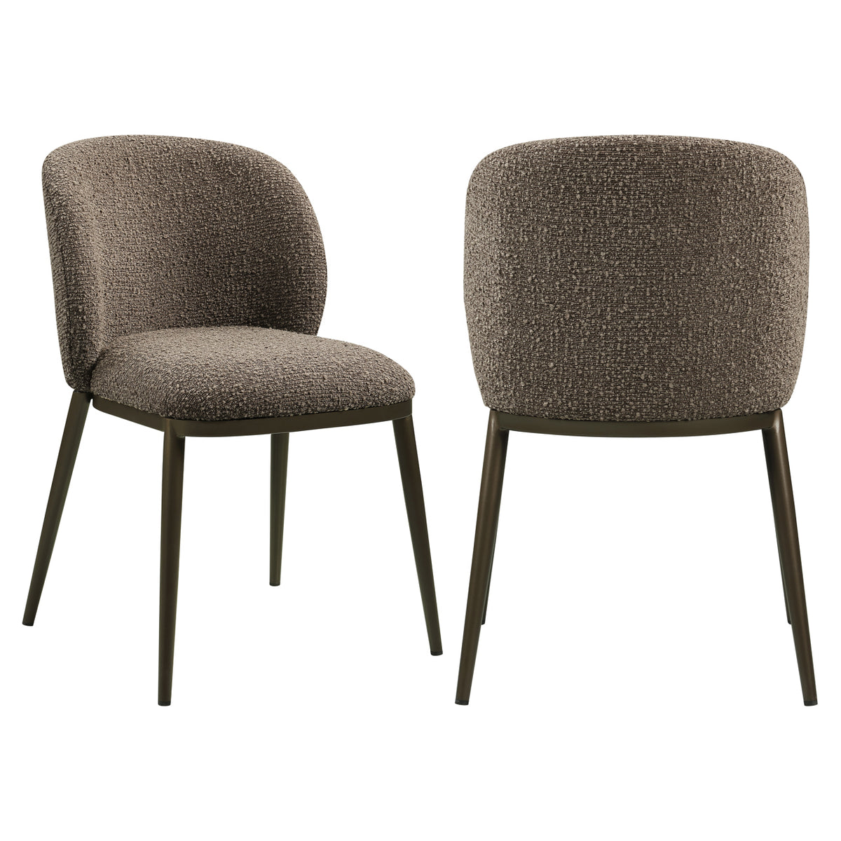 Dining chair Gandy brown chunky 