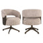 Dining chair Pollux be easy sand oak - swivel