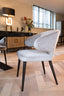 Dining chair Indigo khaki velvet
