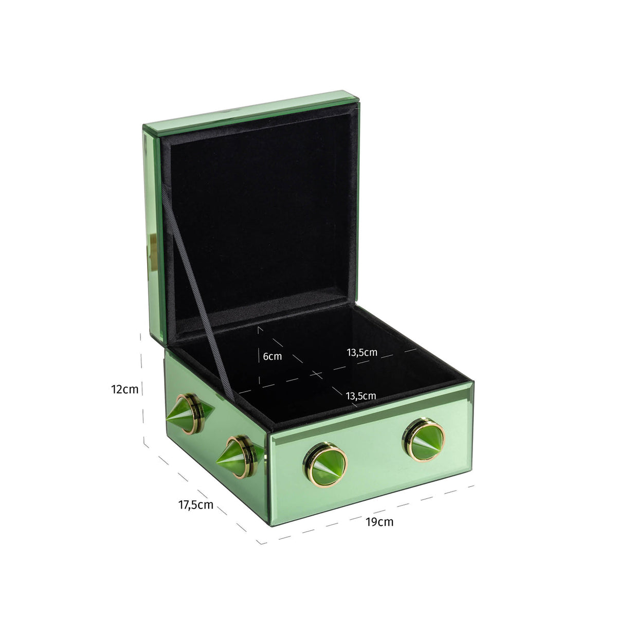 Storage box Jelia green