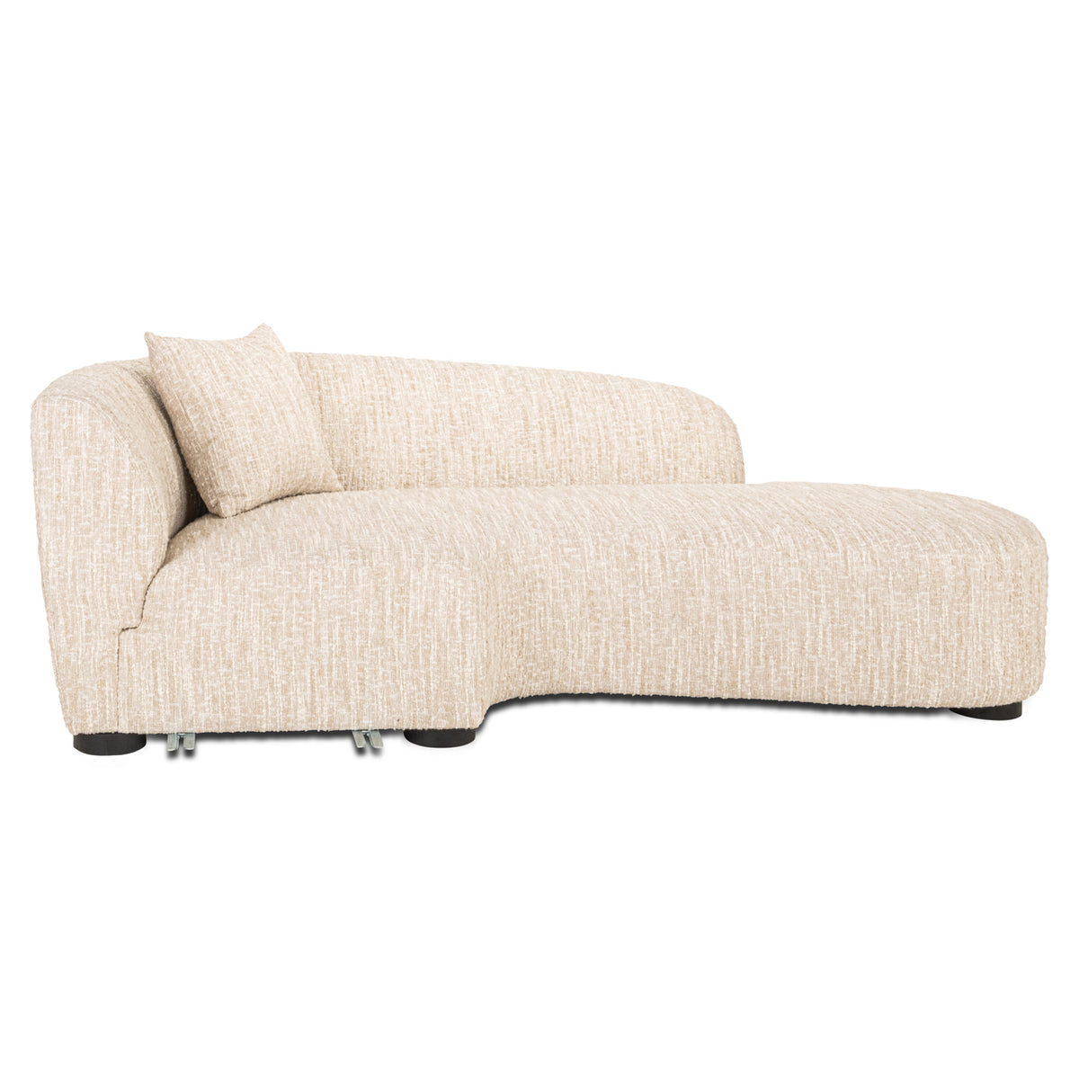 Sofa Pandora beige angora lounge right