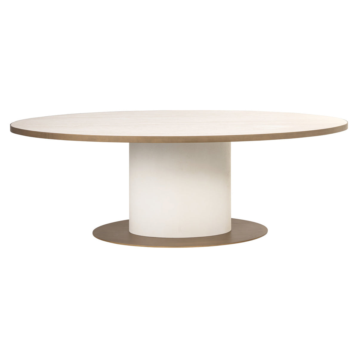 Dining table Tivoli white oval 230