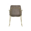 Fairmont Dining Carlo Taupe and Gold Dining Chair with Arms House of Isabella UK