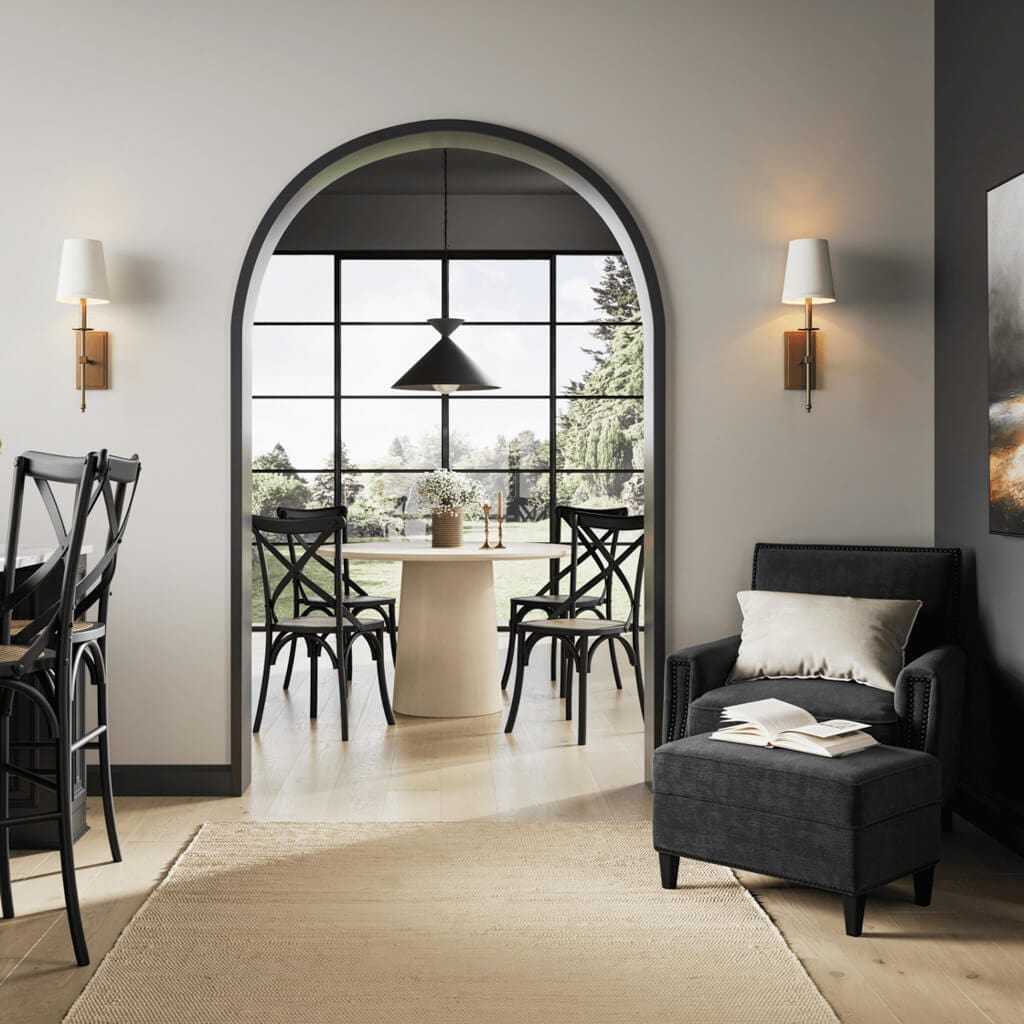 Fairmont Dining Fitzroy Black Dining Chair House of Isabella UK