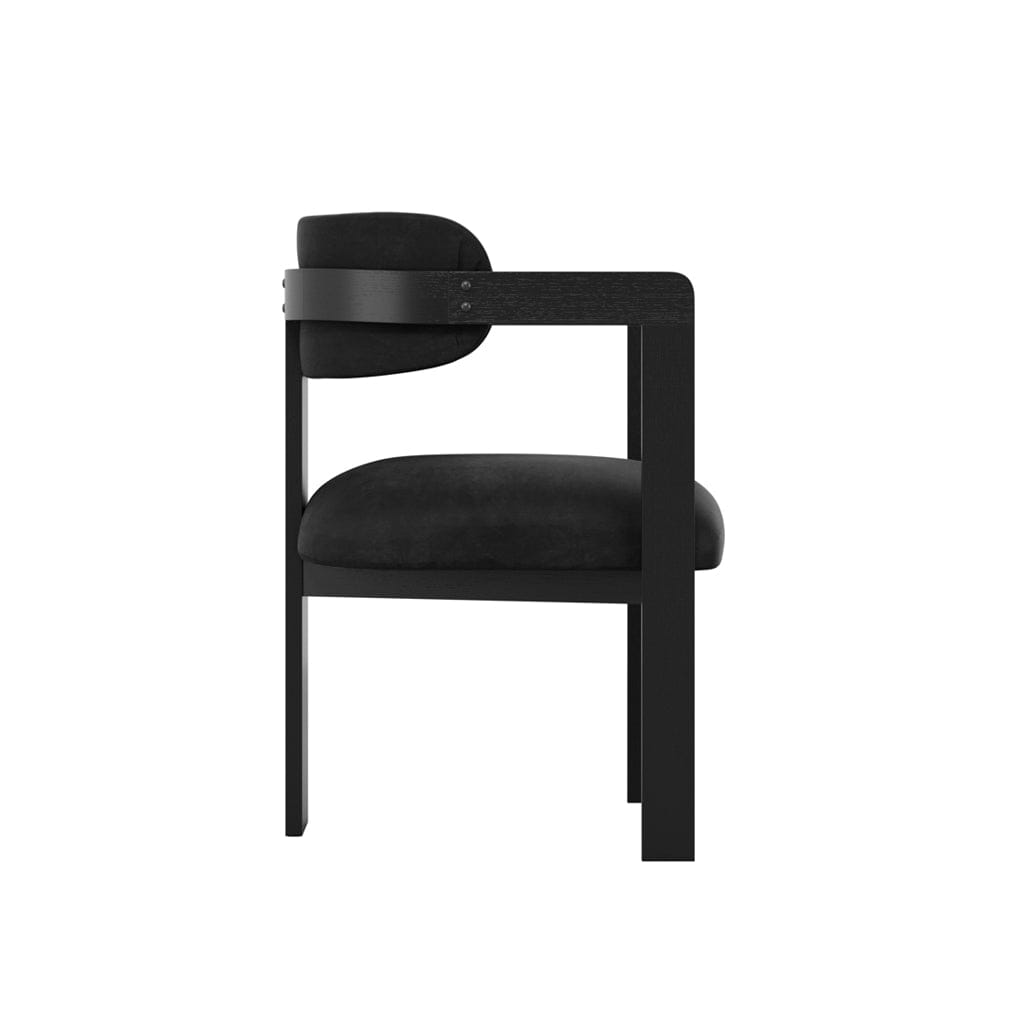 Fairmont Dining Mai Black Dining Chair House of Isabella UK