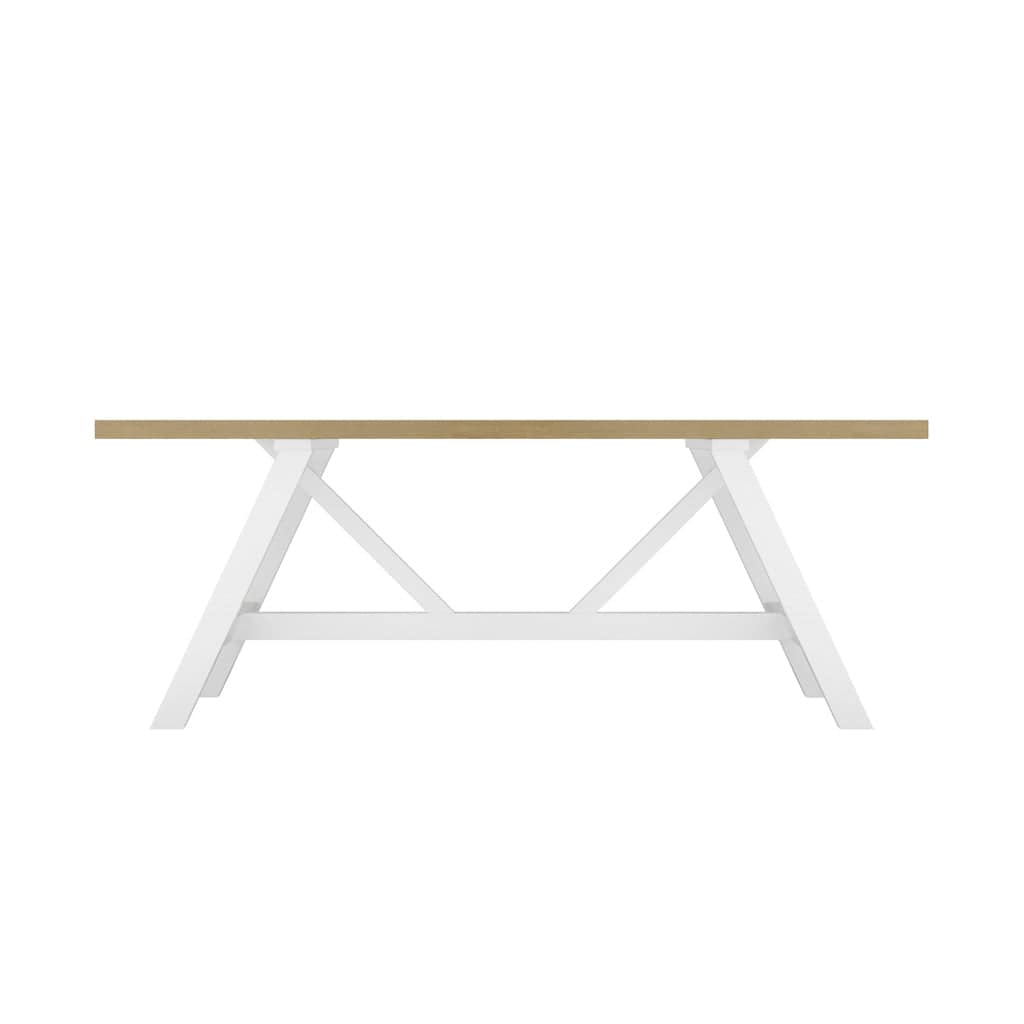 Fairmont Dining Nantucket Latte & White Dining Table House of Isabella UK