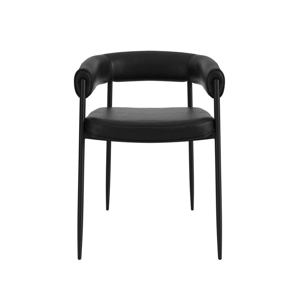 Fairmont Dining Queens Black Dining Chair House of Isabella UK