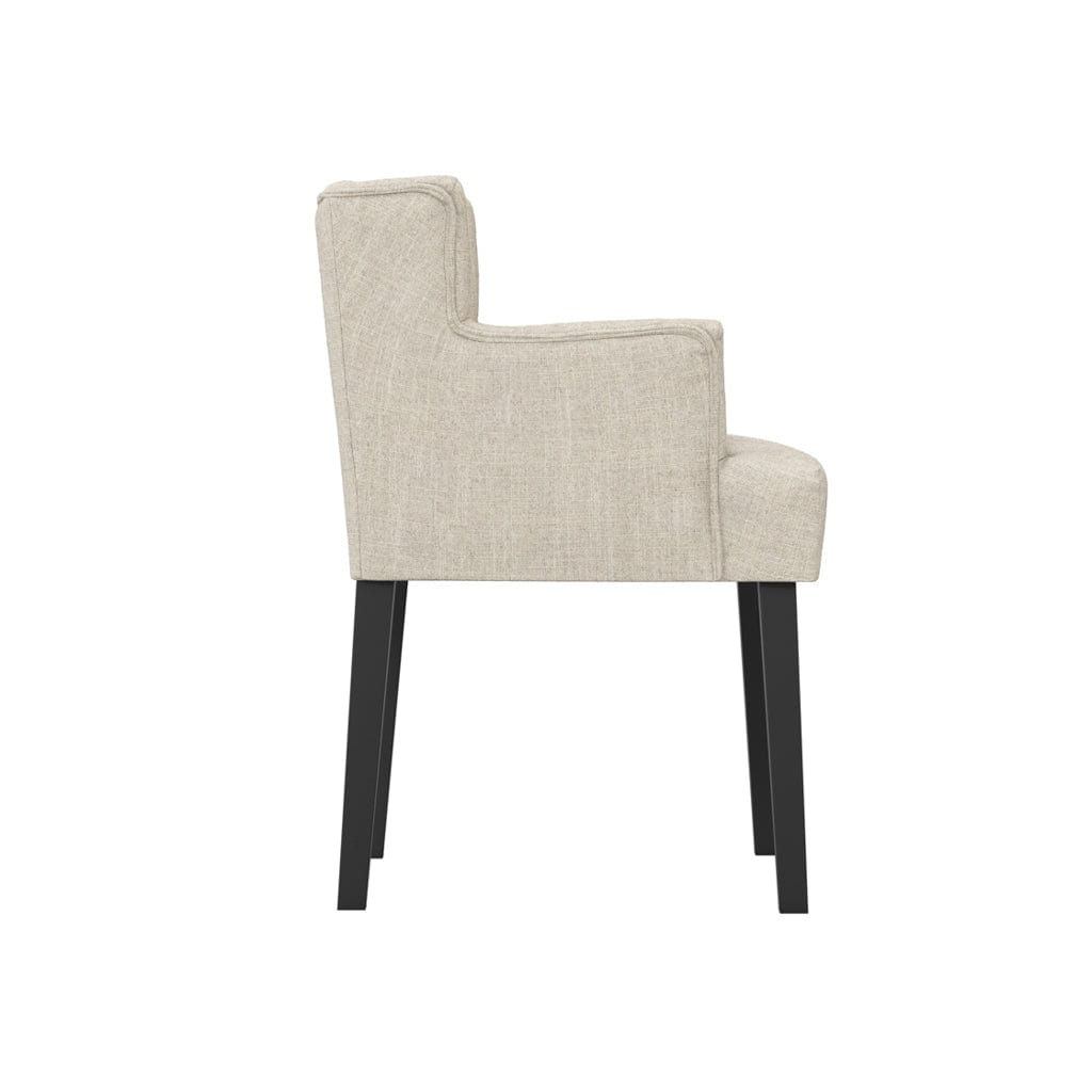 Fairmont Dining Shay Stone Winged Dining Chair with Arms House of Isabella UK