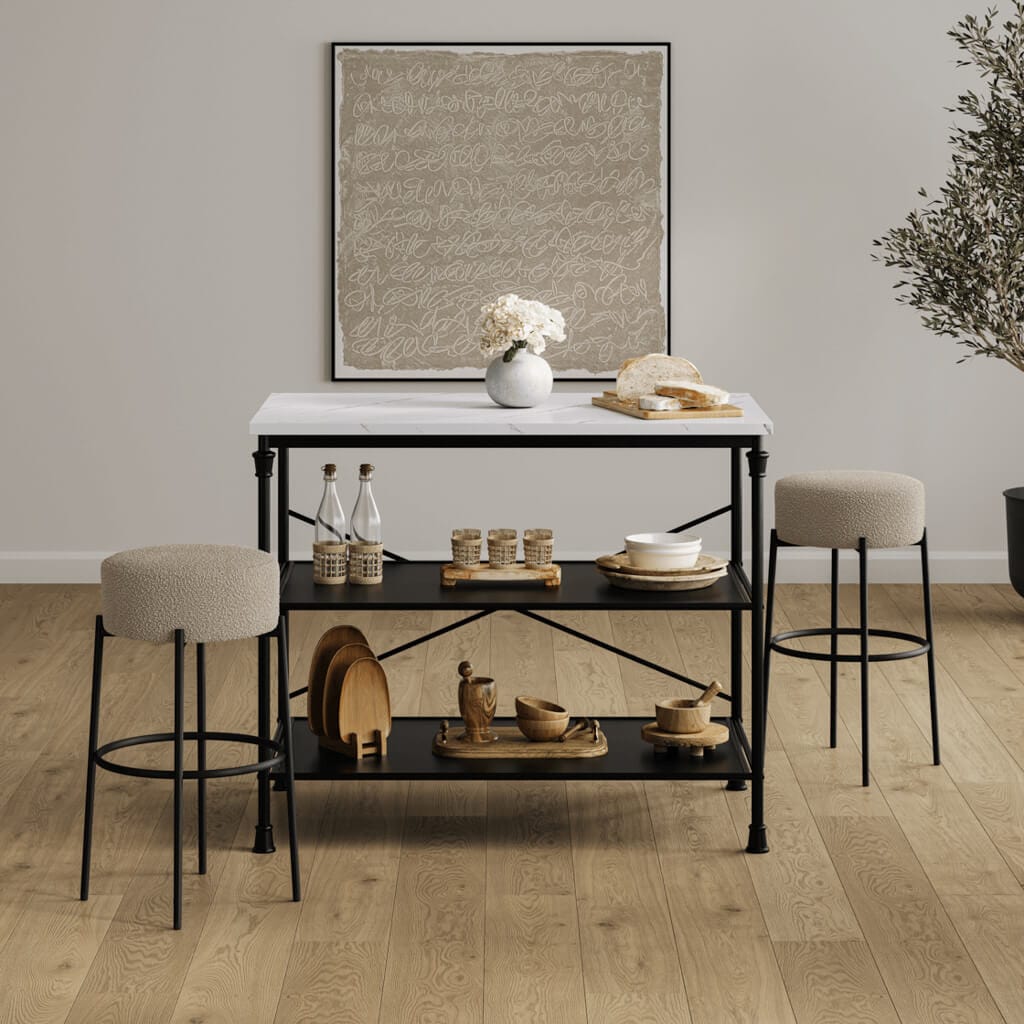 Fairmont Living Anais Buff Counter Stool House of Isabella UK