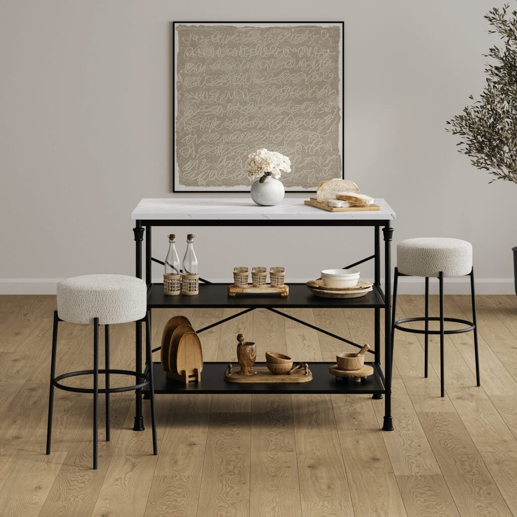 Fairmont Living Anais Ivory Counter Stool House of Isabella UK