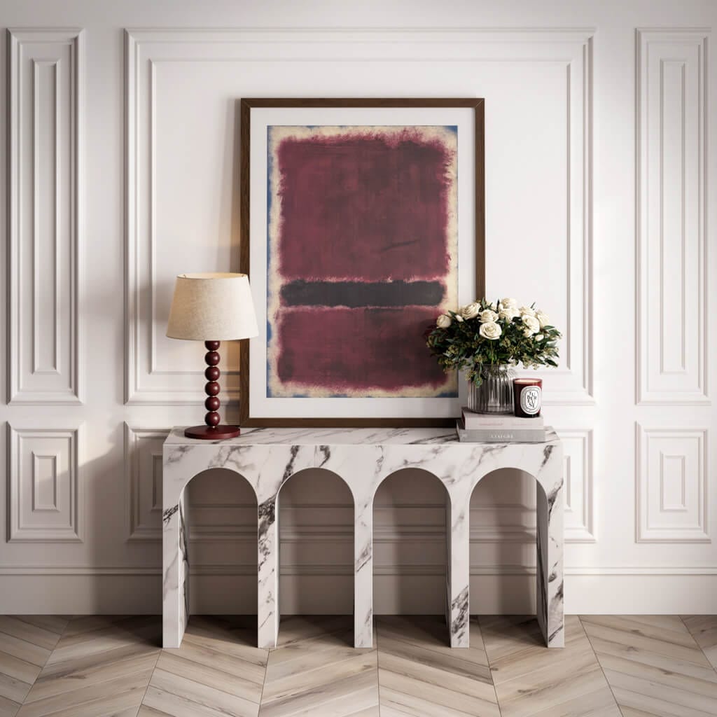Fairmont Living Archie Calacatta Console Table House of Isabella UK