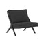 Fairmont Living Aspen Black and Black Chair House of Isabella UK
