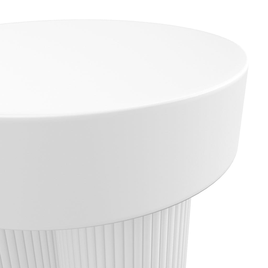 Fairmont Living Astrid White Side Table House of Isabella UK