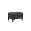 Fairmont Living Atticus Anthracite Footstool House of Isabella UK