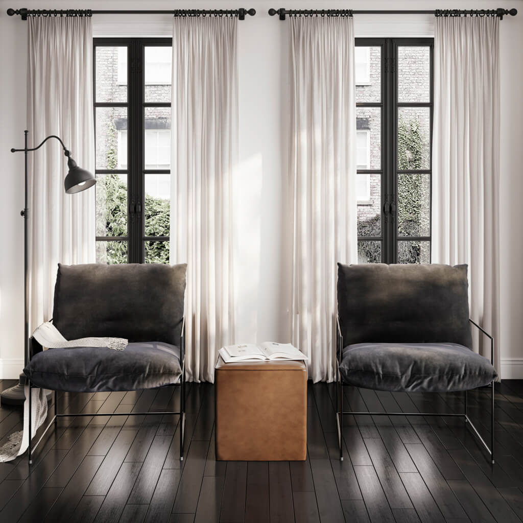 Fairmont Living Brook Black Chair House of Isabella UK