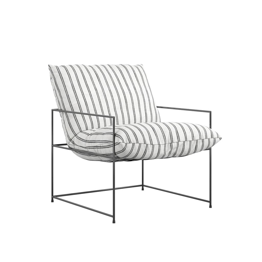 Fairmont Living Brook Chalk Stripe Chair House of Isabella UK