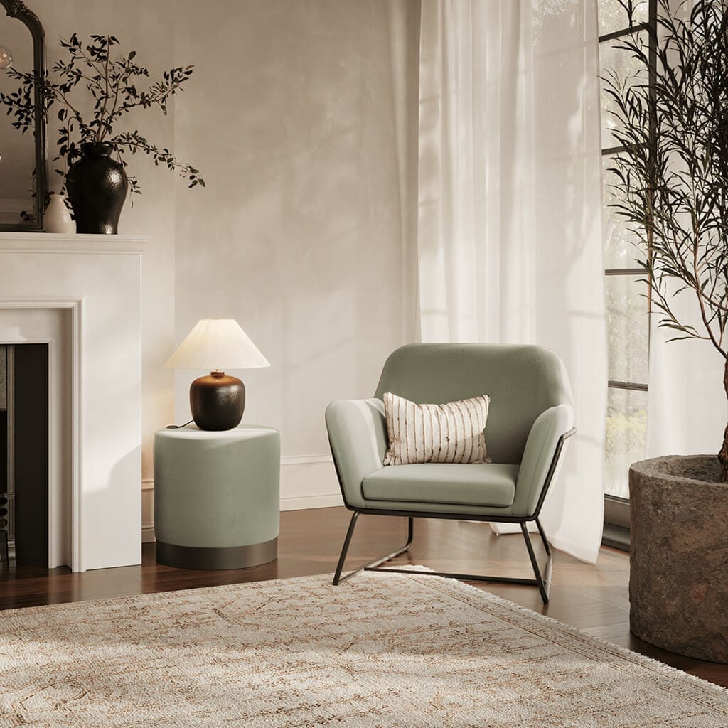 Fairmont Living Charles Sage Chair House of Isabella UK